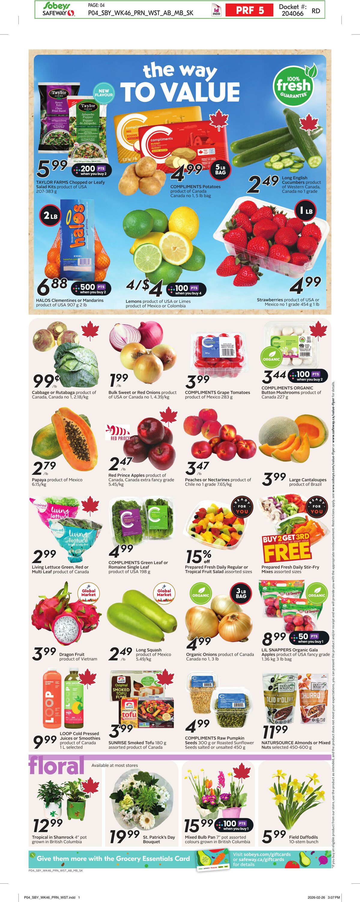 Flyer Safeway 12.03.2026 - 18.03.2026