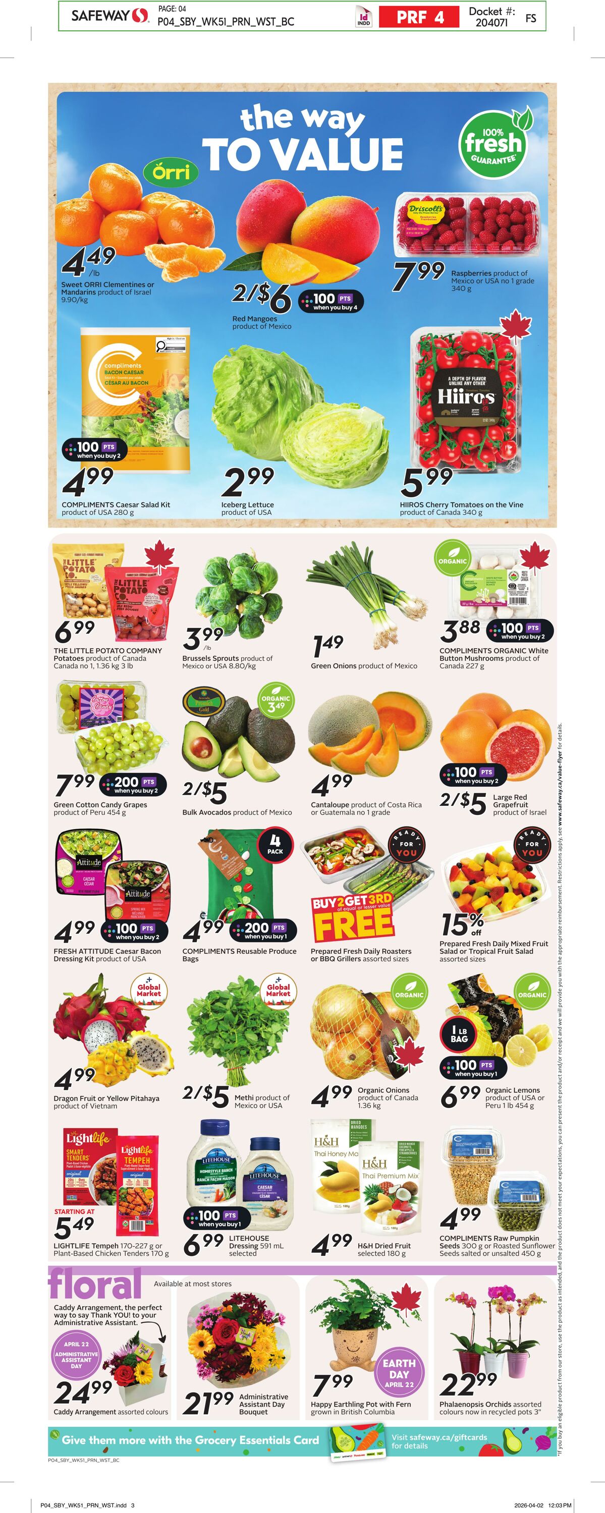 Flyer Safeway 16.04.2026 - 22.04.2026