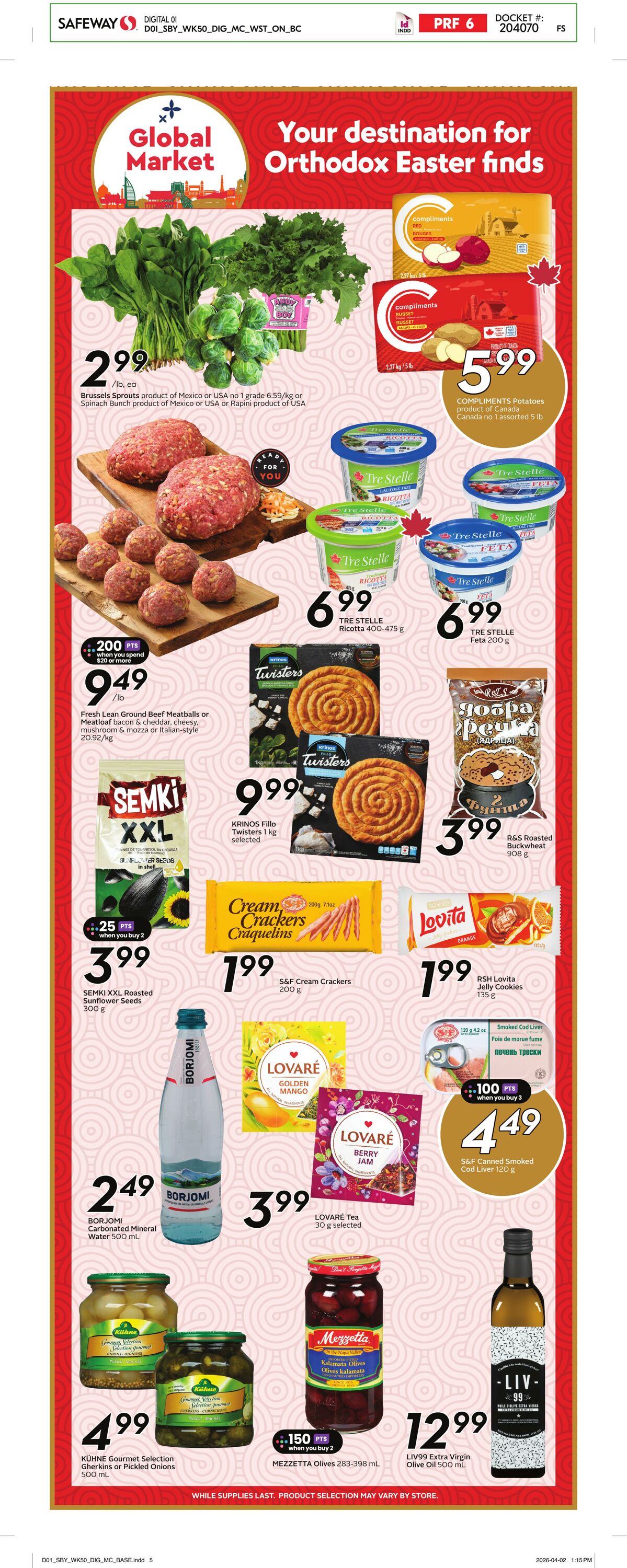 Flyer Safeway 09.04.2026 - 15.04.2026