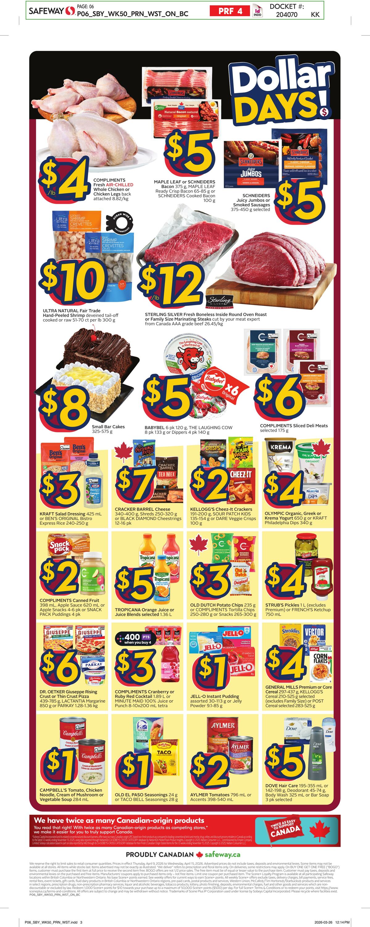 Flyer Safeway 09.04.2026 - 15.04.2026