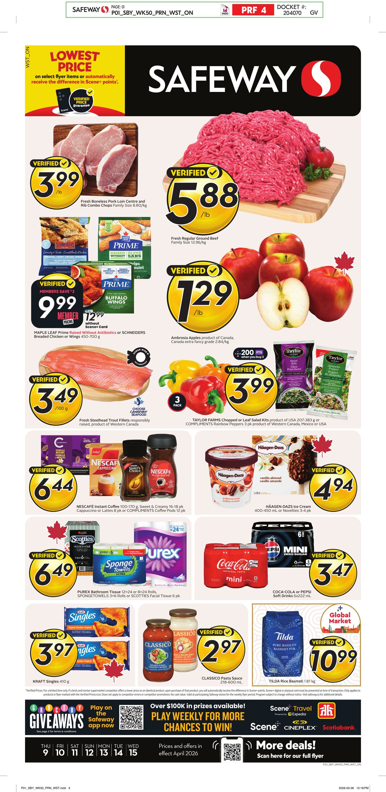 Flyer Safeway 09.04.2026 - 15.04.2026