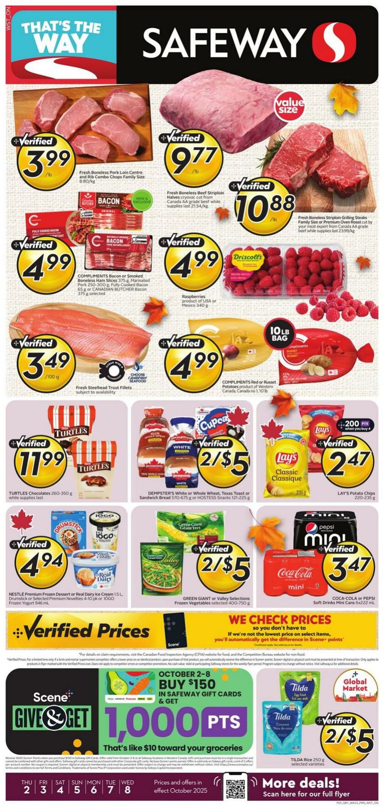 Flyer Safeway 02.10.2025 - 08.10.2025