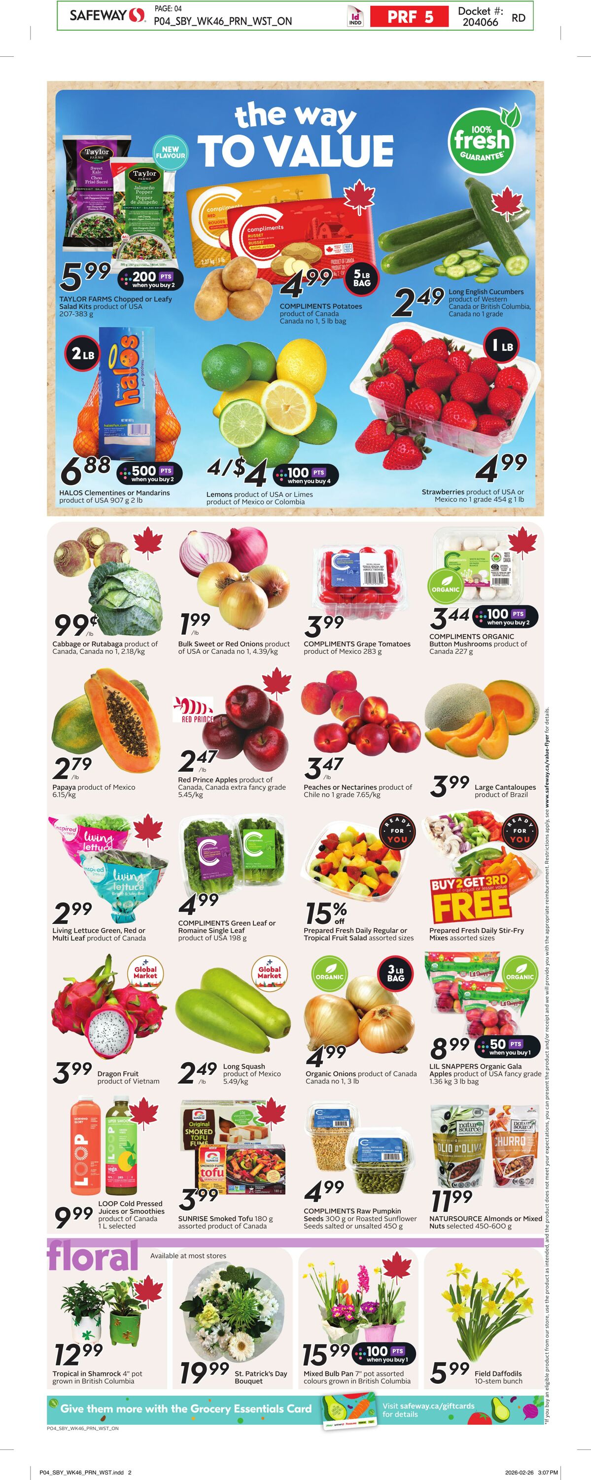 Flyer Safeway 12.03.2026 - 18.03.2026