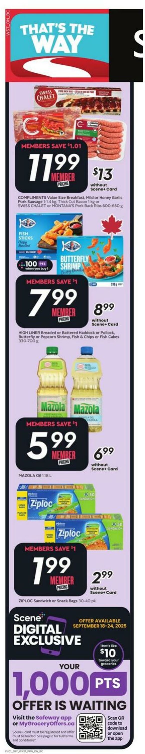 Flyer Safeway 18.09.2025 - 24.09.2025