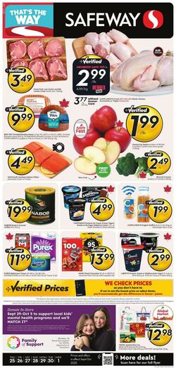 Flyer Safeway 25.09.2025 - 01.10.2025