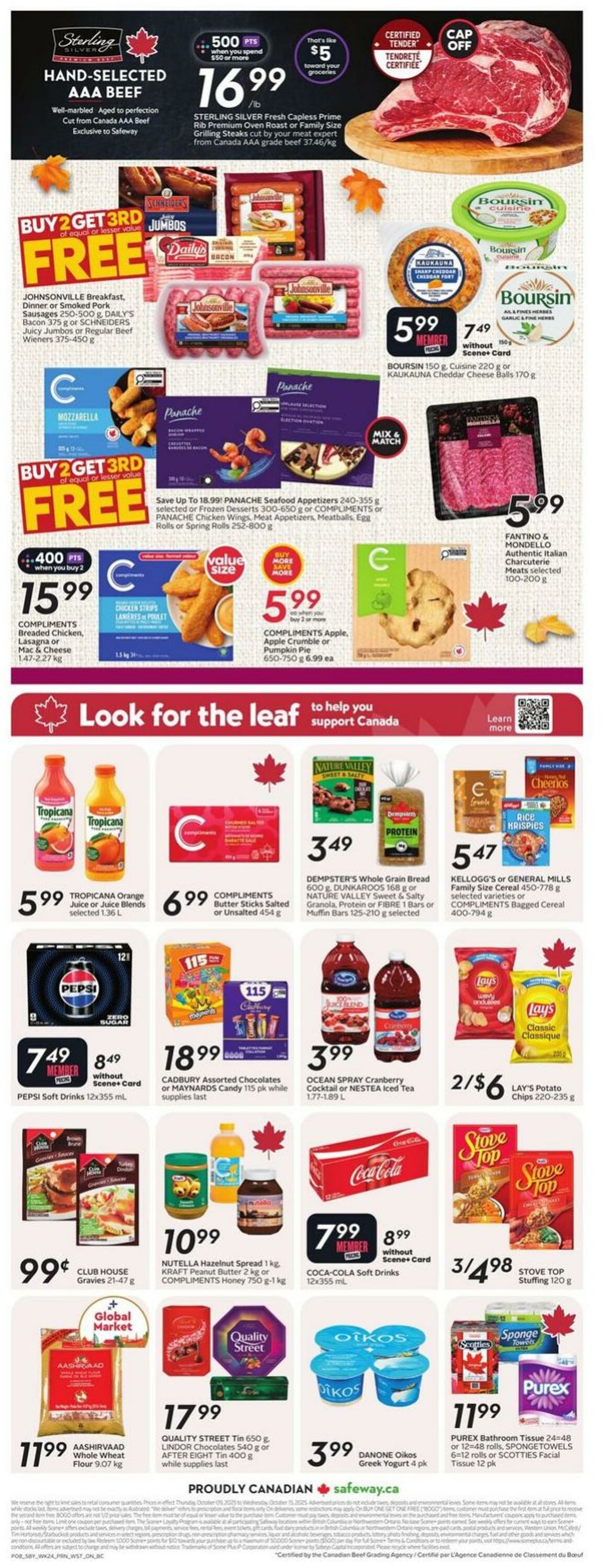 Flyer Safeway 09.10.2025 - 15.10.2025