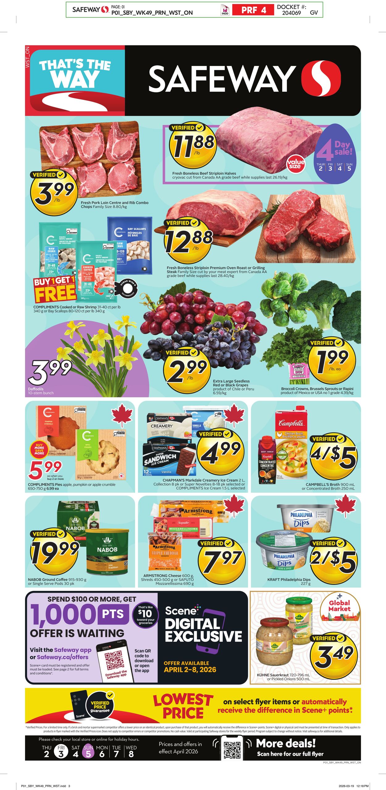 Flyer Safeway 02.04.2026 - 08.04.2026