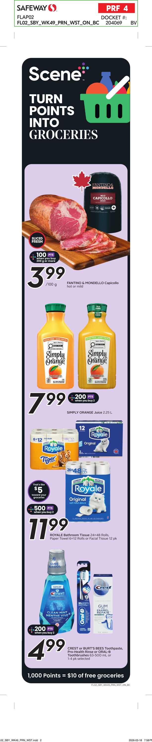 Flyer Safeway 02.04.2026 - 08.04.2026