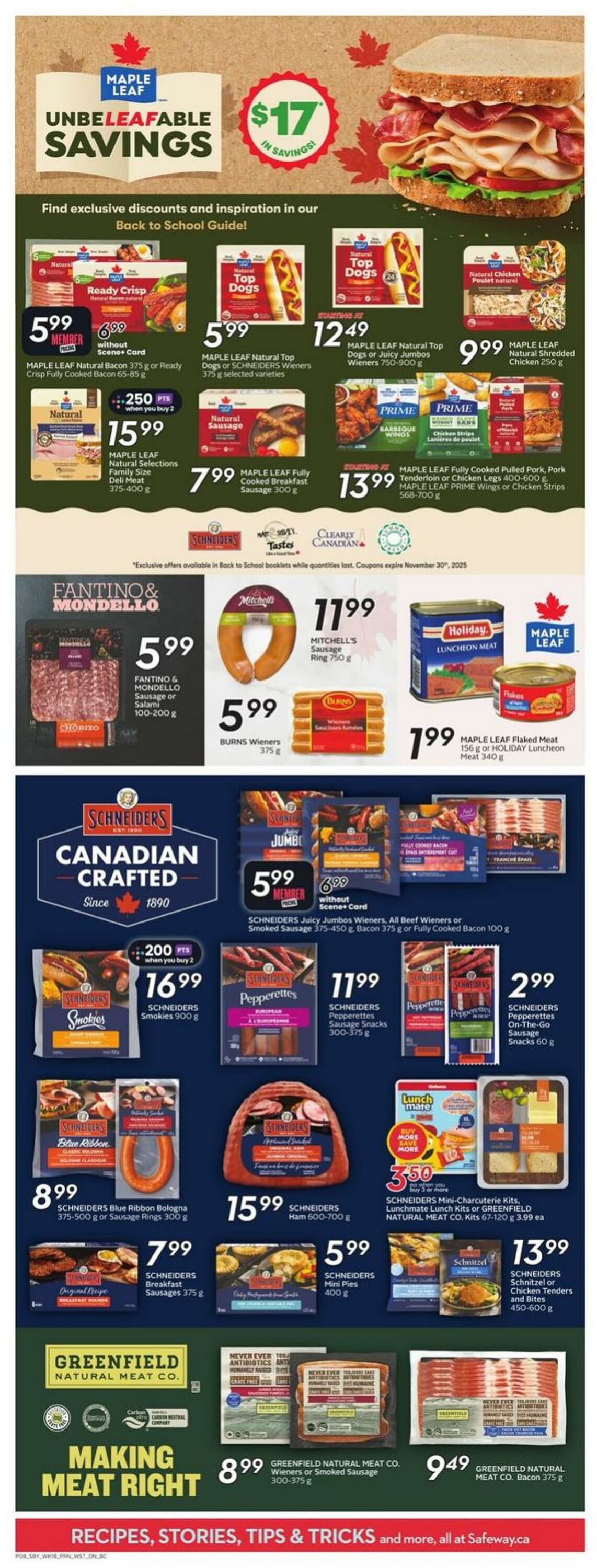 Flyer Safeway 28.08.2025 - 03.09.2025