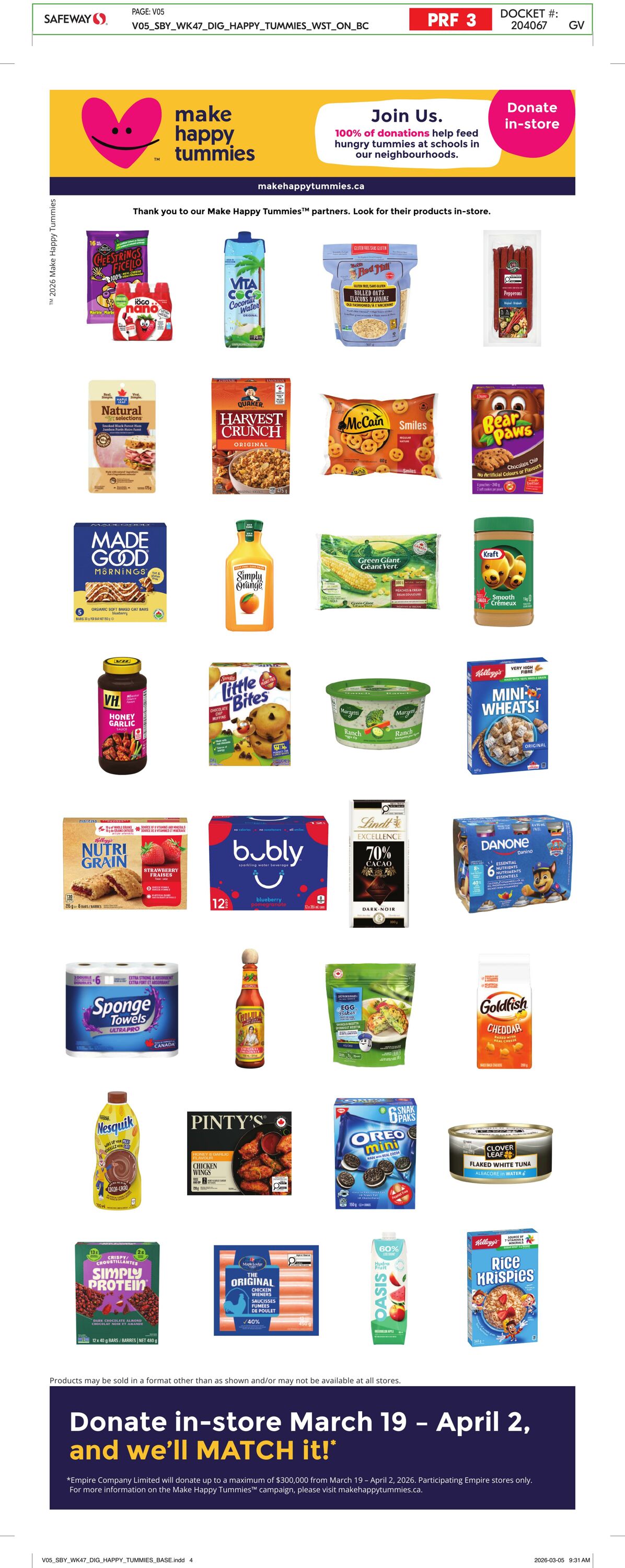 Flyer Safeway 19.03.2026 - 25.03.2026