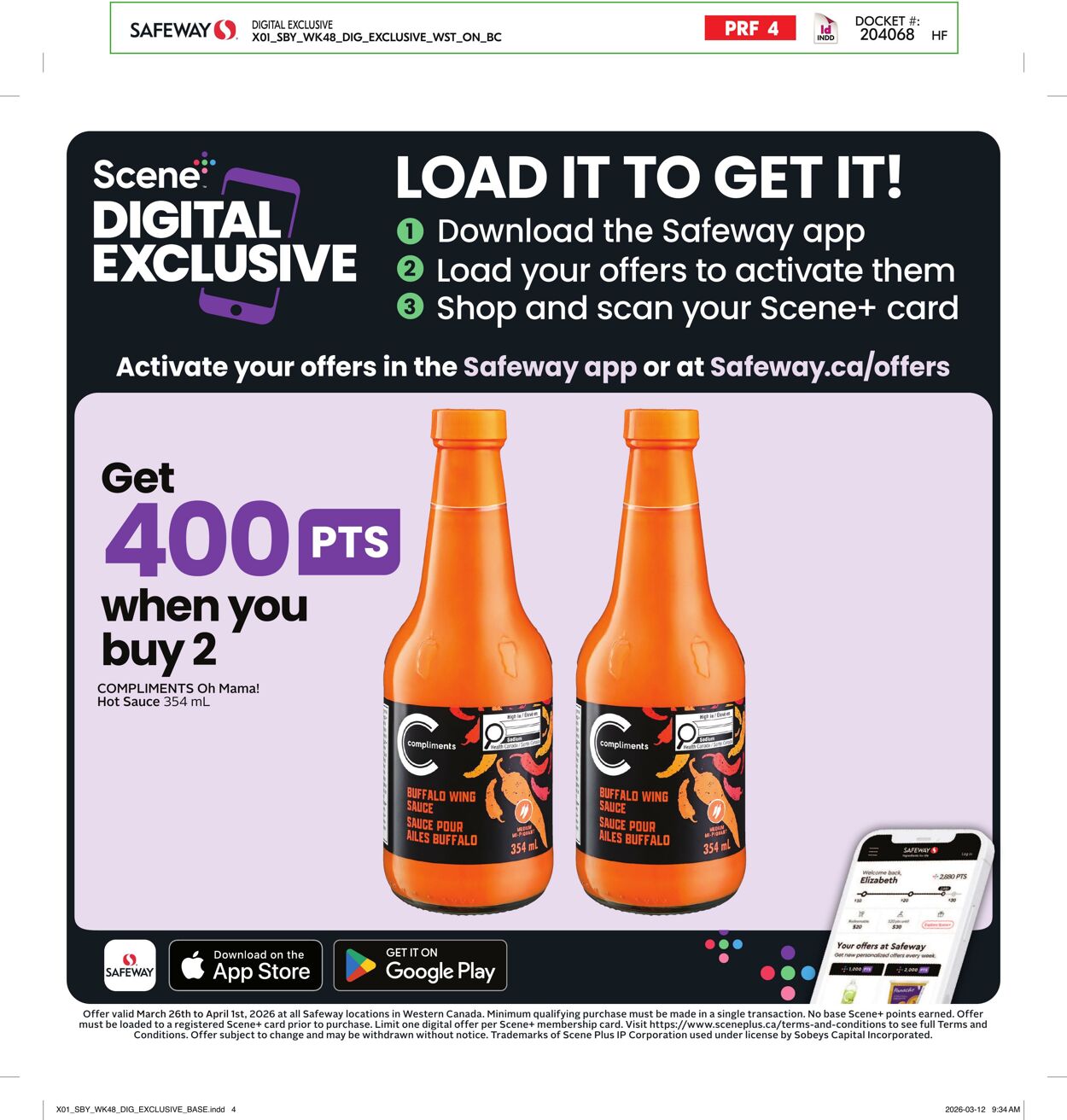Flyer Safeway 26.03.2026 - 01.04.2026