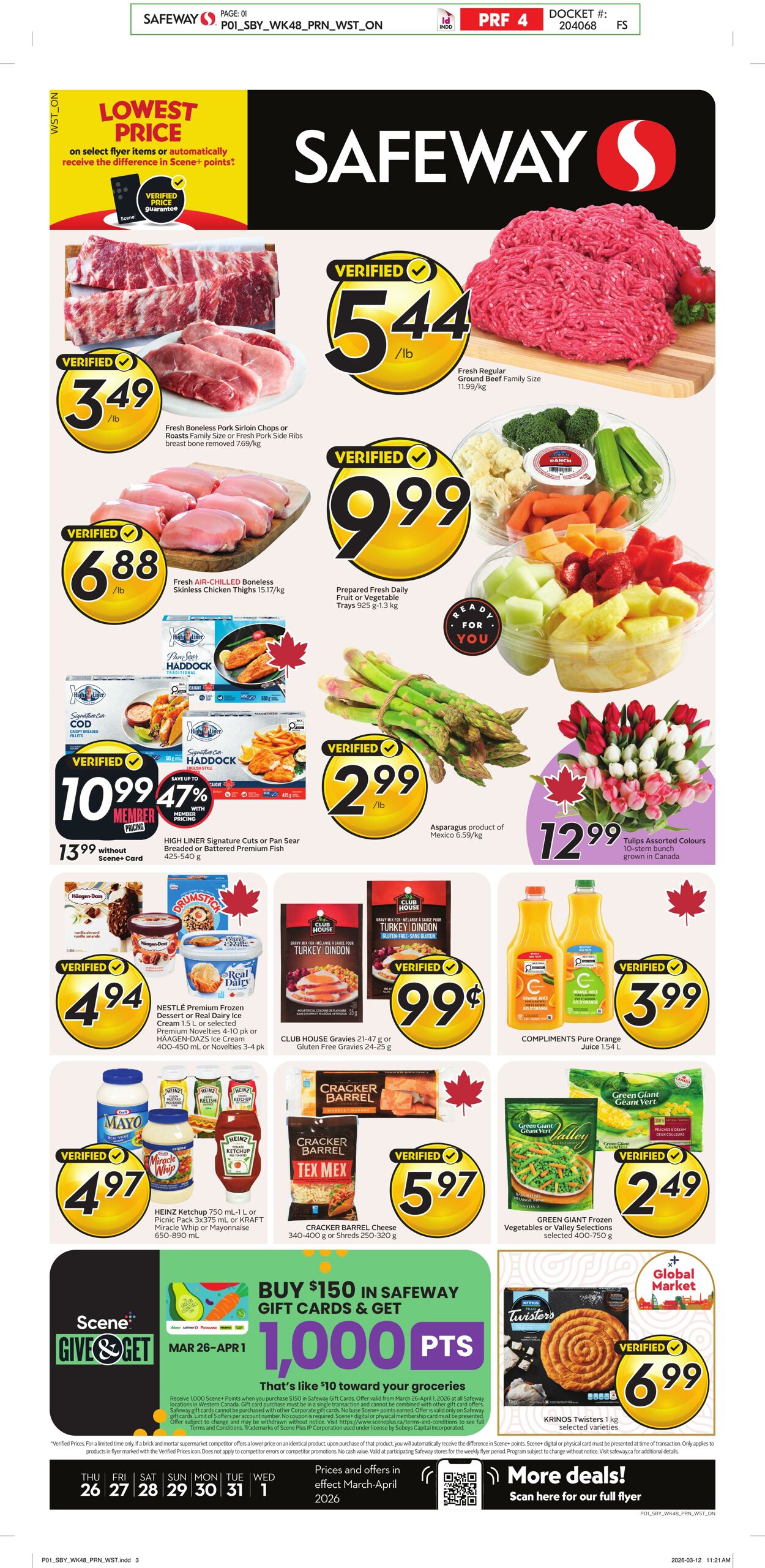 Flyer Safeway 26.03.2026 - 01.04.2026