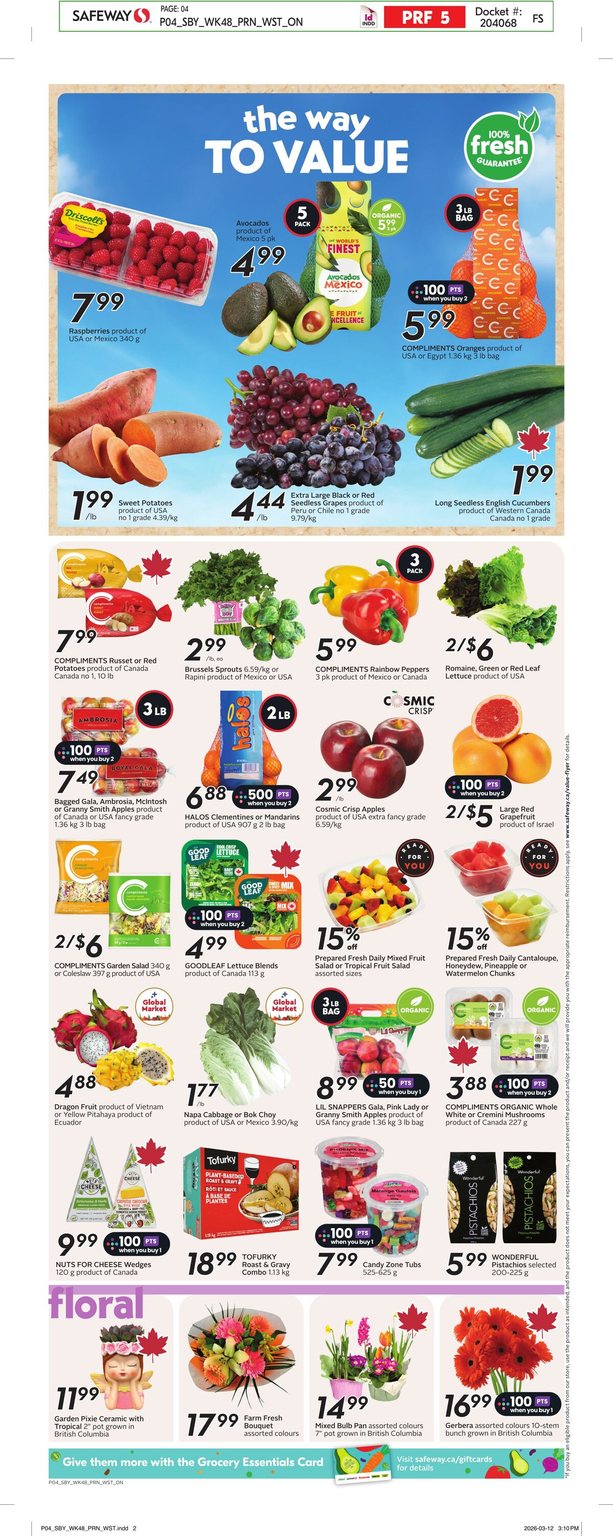 Flyer Safeway 26.03.2026 - 01.04.2026