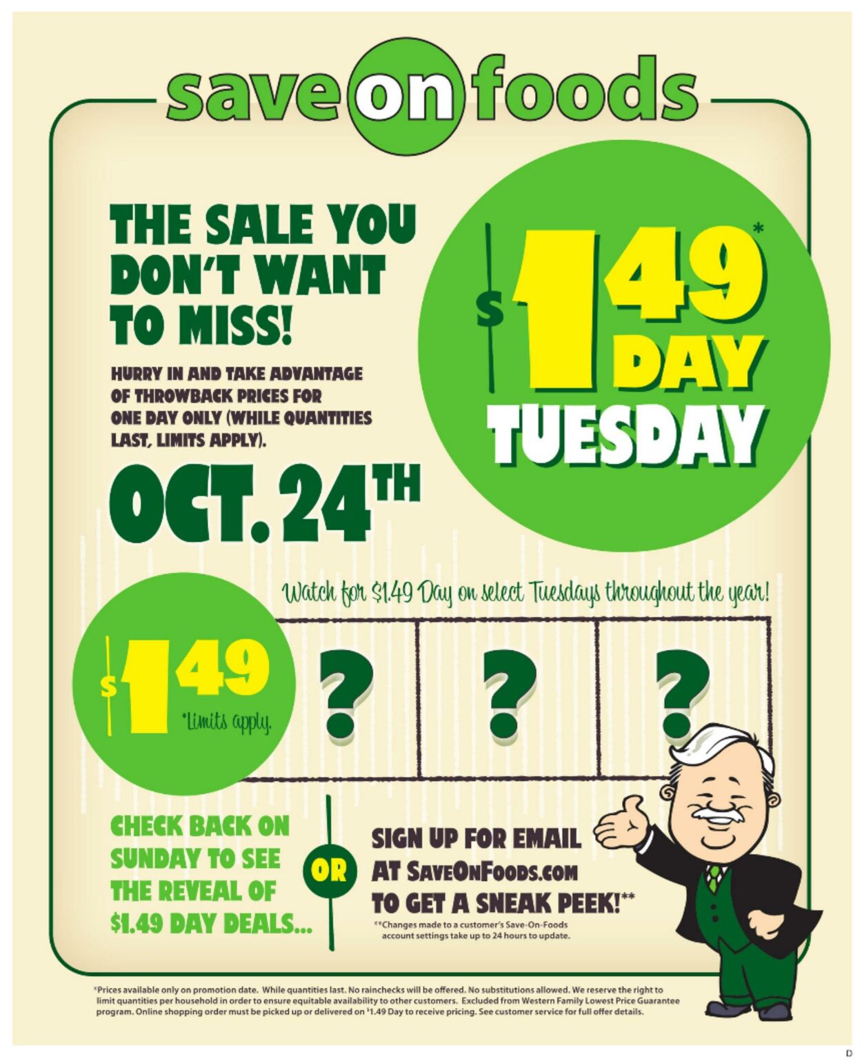 Flyer Save-On-Foods 19.10.2023 - 25.10.2023