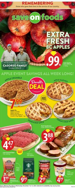 Flyer Save-On-Foods 27.10.2022 - 02.11.2022