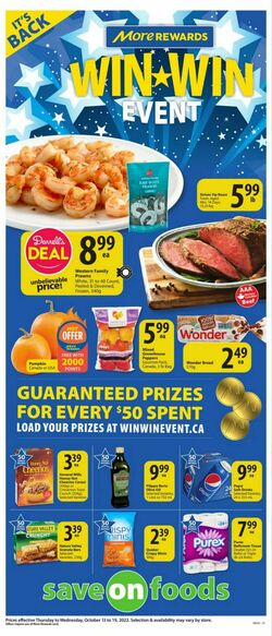 Flyer Save-On-Foods 13.10.2022-19.10.2022