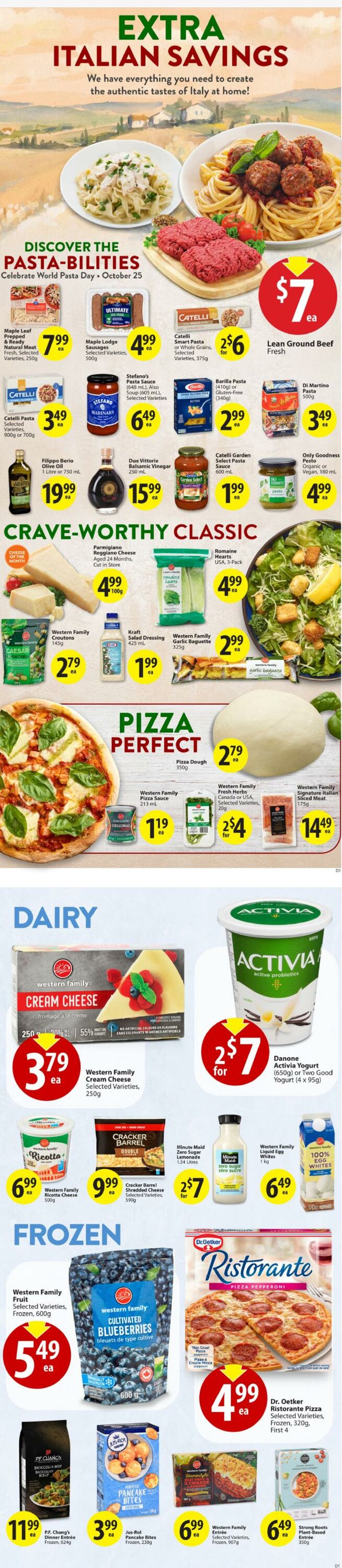 Flyer Save-On-Foods 24.10.2024 - 30.10.2024