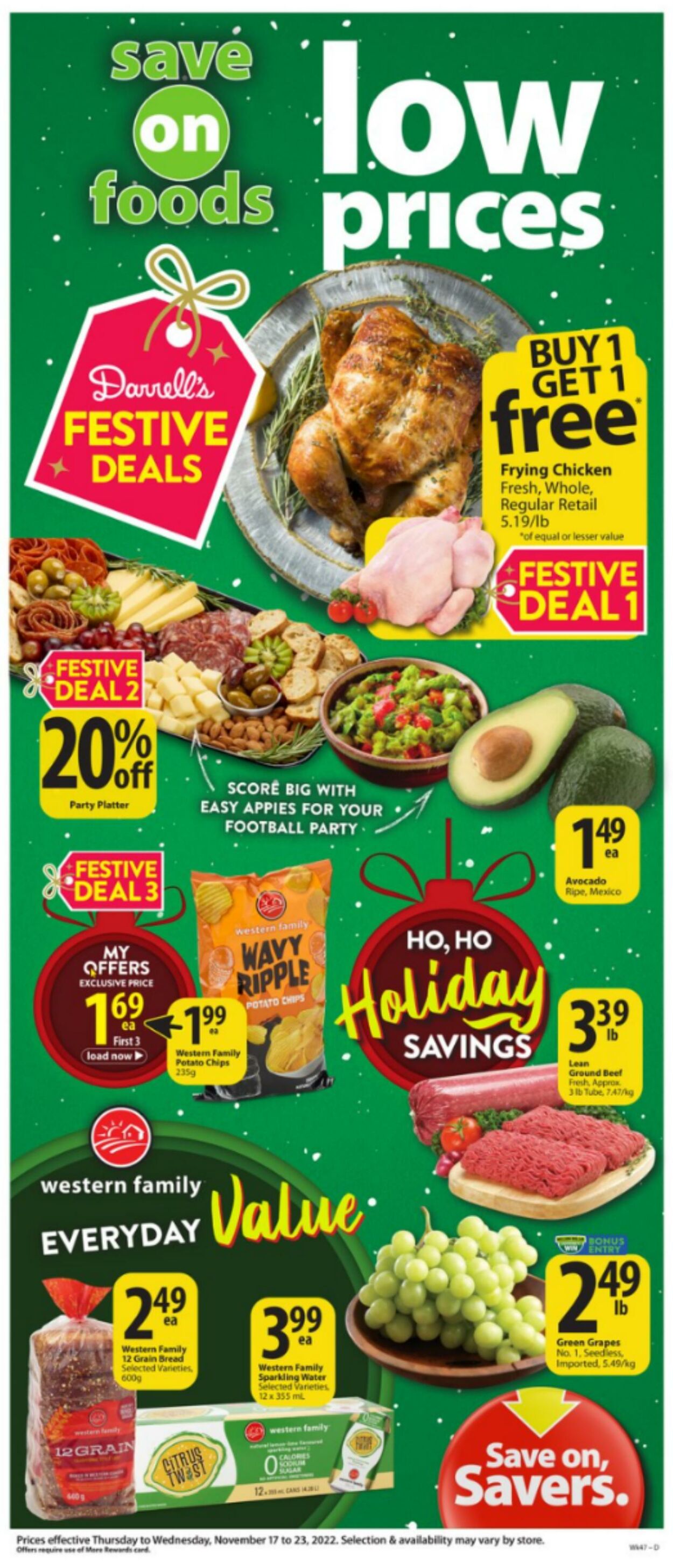 Flyer Save-On-Foods 17.11.2022-23.11.2022