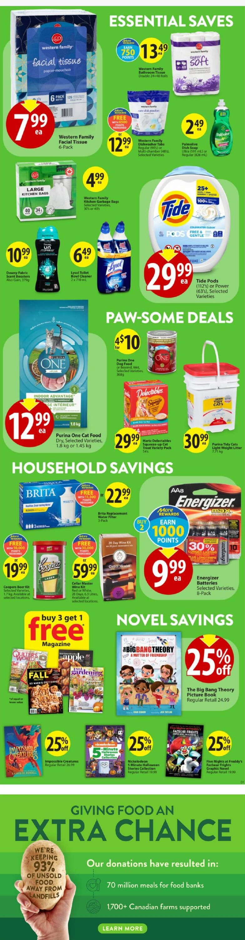 Flyer Save-On-Foods 19.09.2024 - 25.09.2024