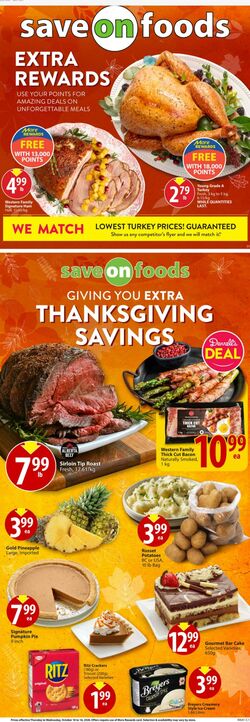 Flyer Save-On-Foods 10.10.2024 - 16.10.2024