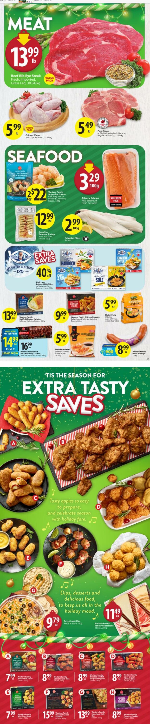 Flyer Save-On-Foods 28.11.2024 - 04.12.2024