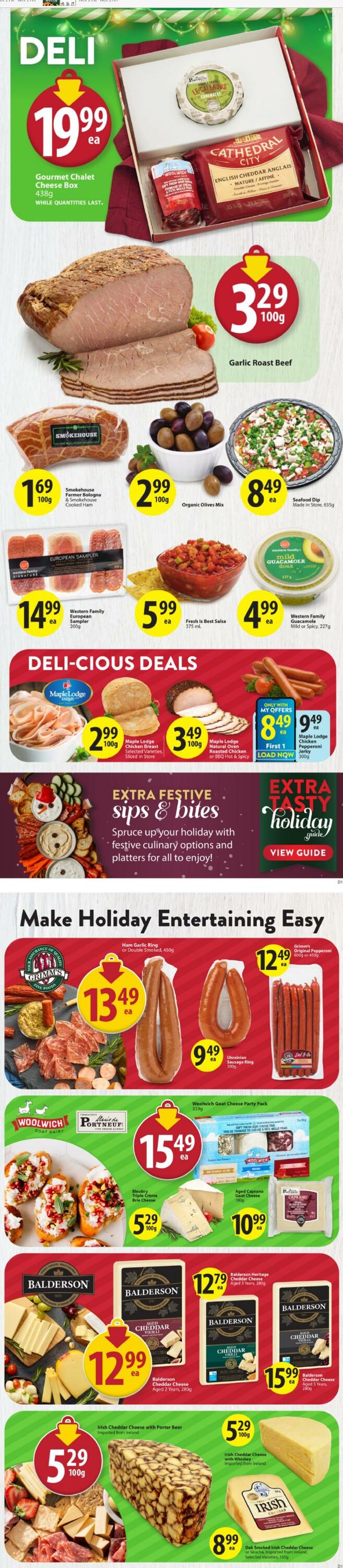 Flyer Save-On-Foods 28.11.2024 - 04.12.2024