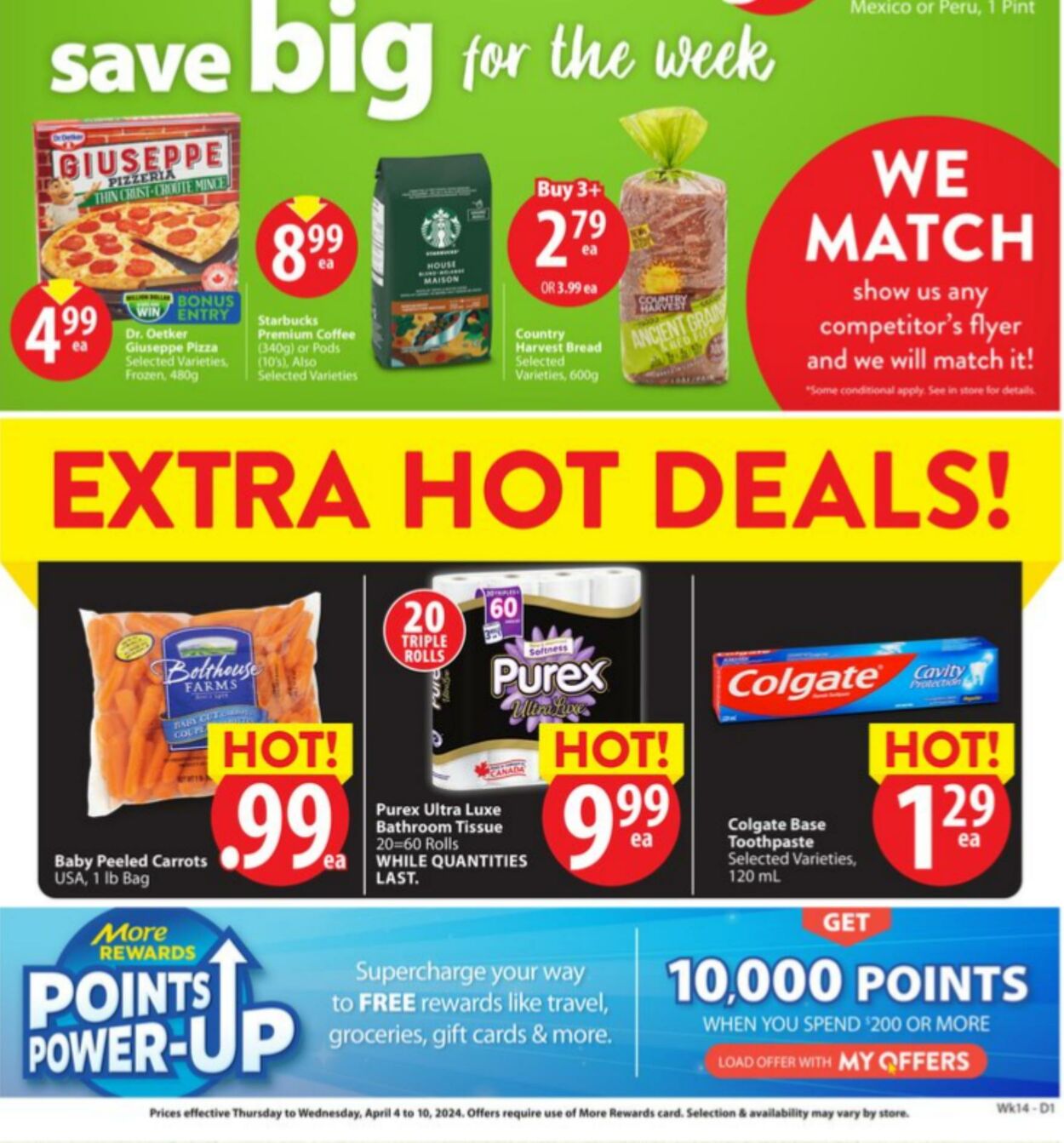 Flyer Save-On-Foods 04.04.2024 - 10.04.2024