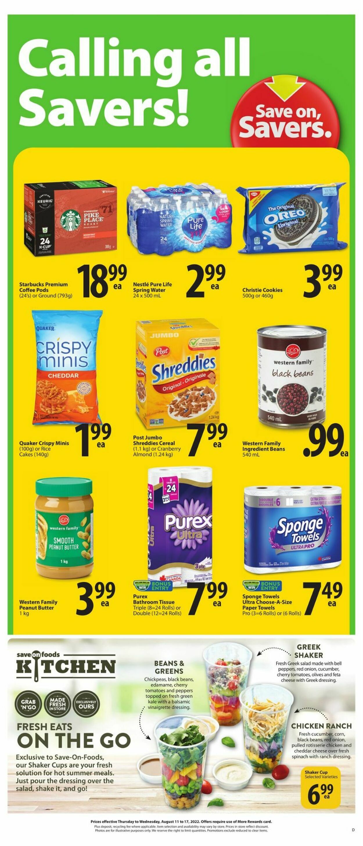 Flyer Save-On-Foods 11.08.2022 - 17.08.2022