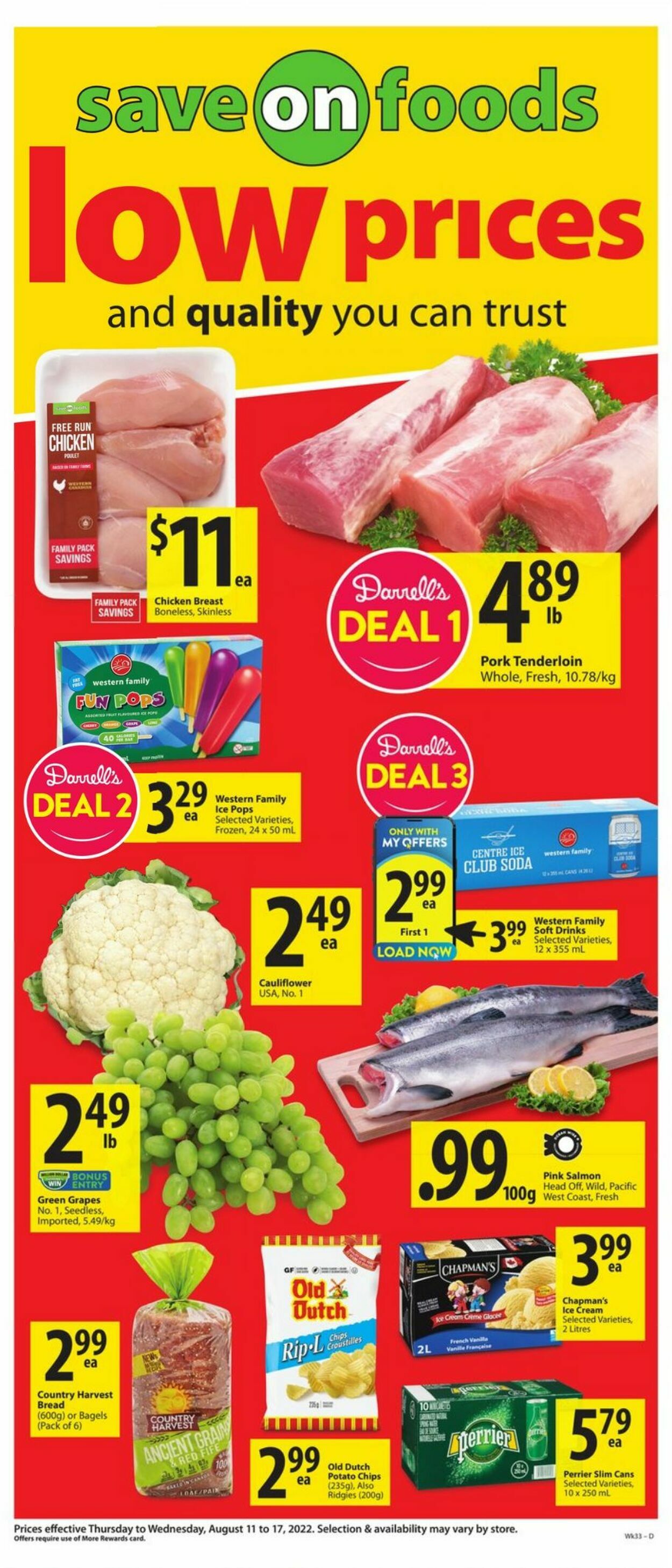 Save-On-Foods Promotional flyers