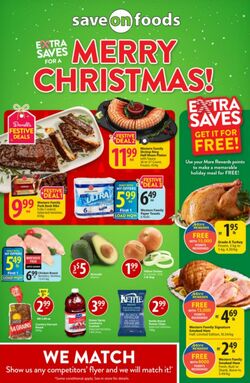 Flyer Save-On-Foods 07.12.2023 - 13.12.2023