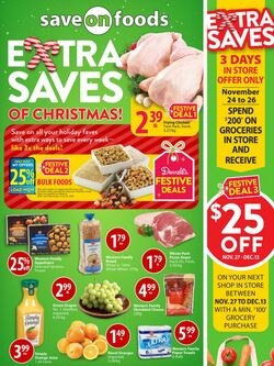 Flyer Save-On-Foods 16.11.2023 - 22.11.2023