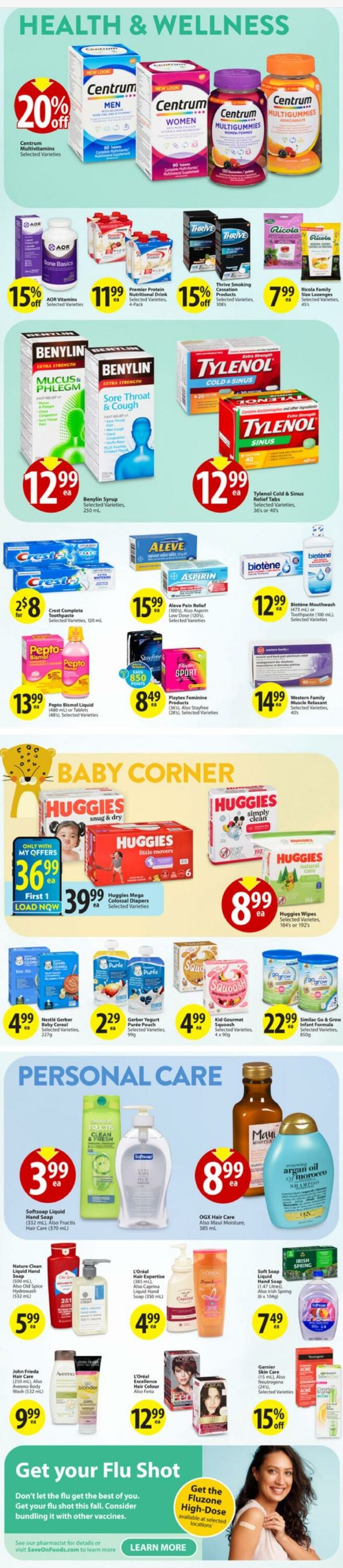 Flyer Save-On-Foods 26.09.2024 - 02.10.2024