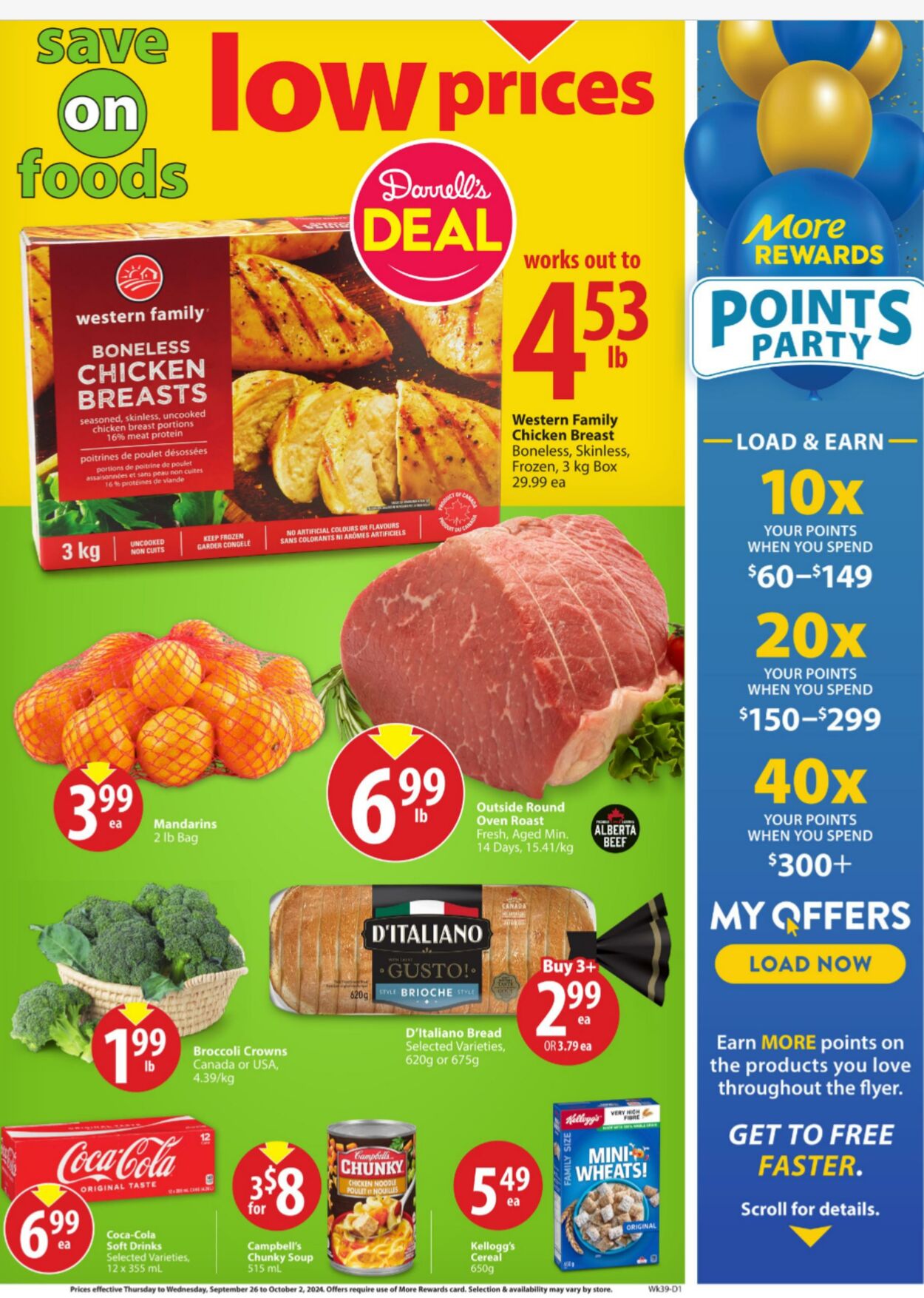 Save-On-Foods Promotional flyers