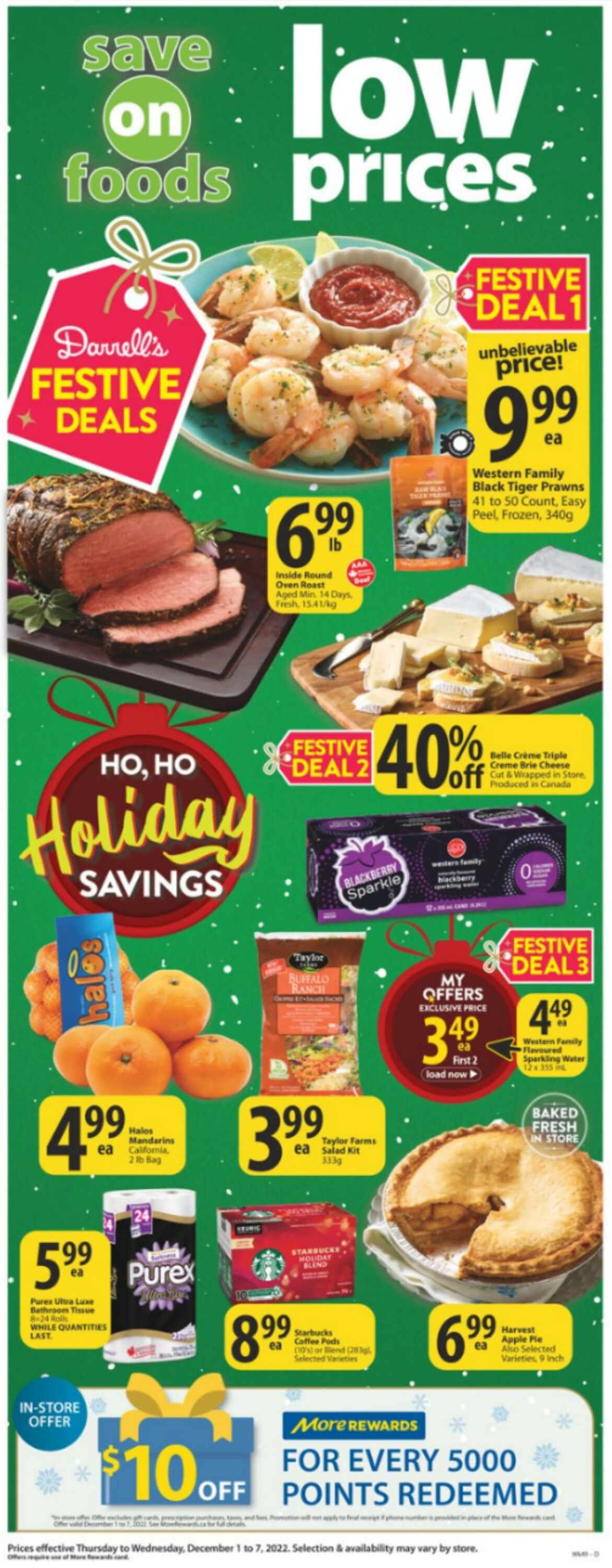 Flyer Save-On-Foods 01.12.2022 - 07.12.2022
