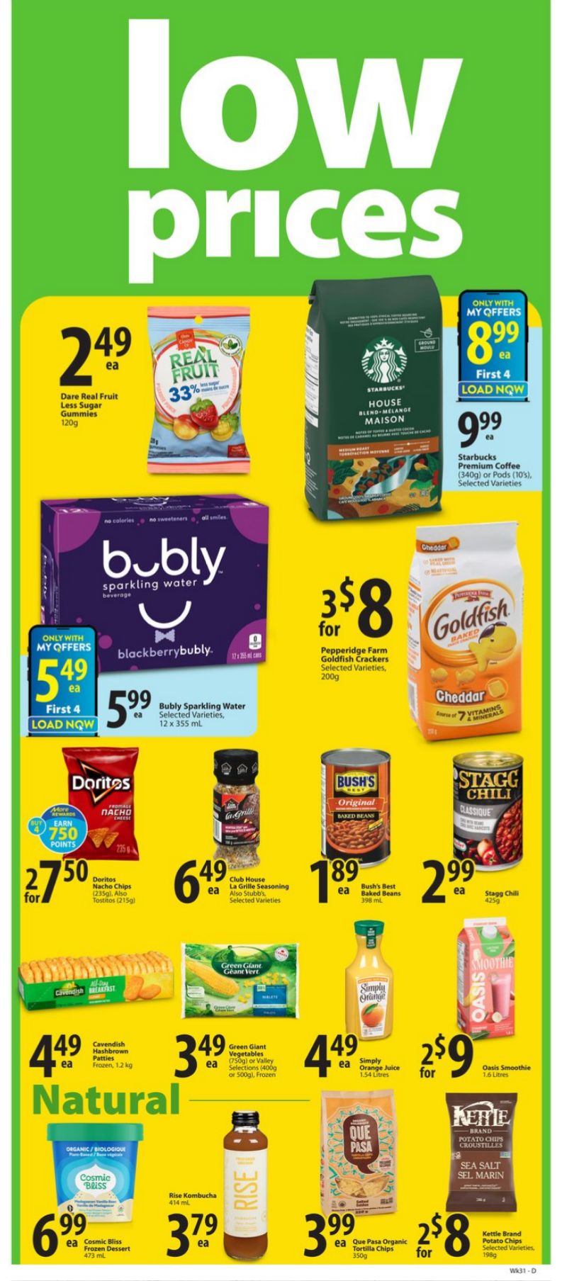 Flyer Save-On-Foods 03.08.2023 - 09.08.2023