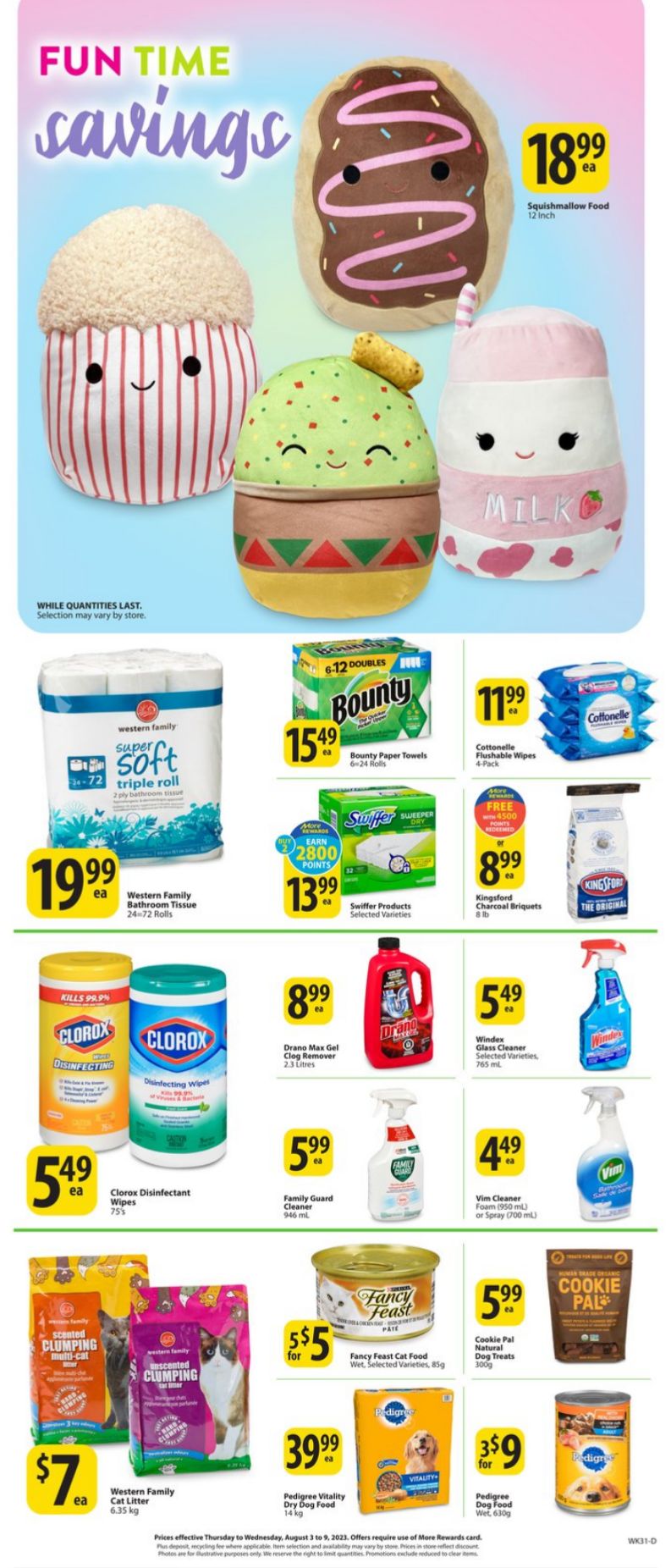 Flyer Save-On-Foods 03.08.2023 - 09.08.2023