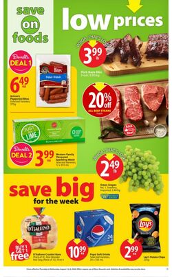 Flyer Save-On-Foods 14.09.2023 - 20.09.2023