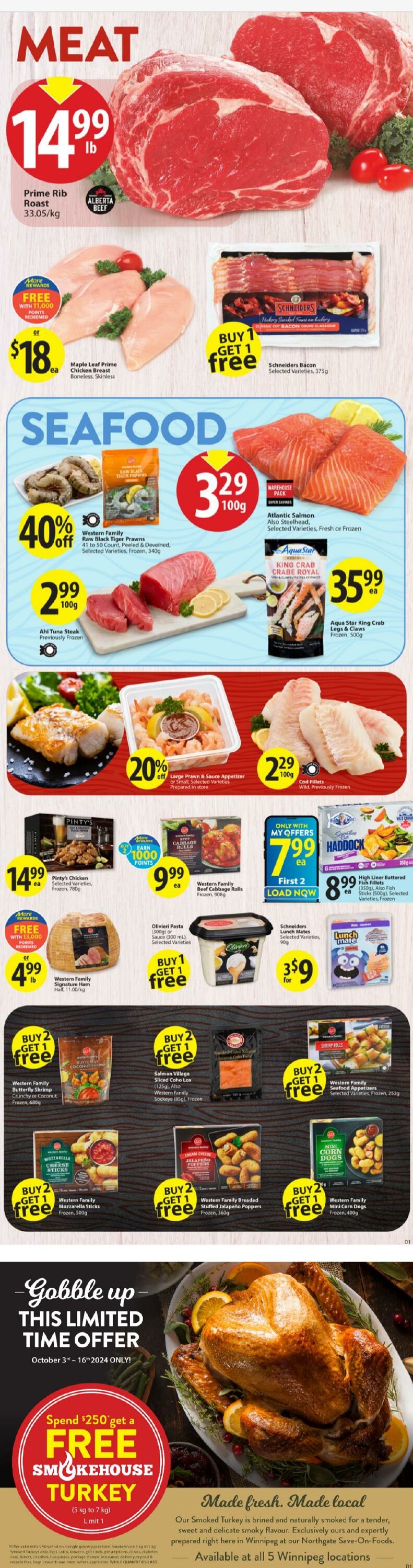 Flyer Save-On-Foods 03.10.2024 - 09.10.2024