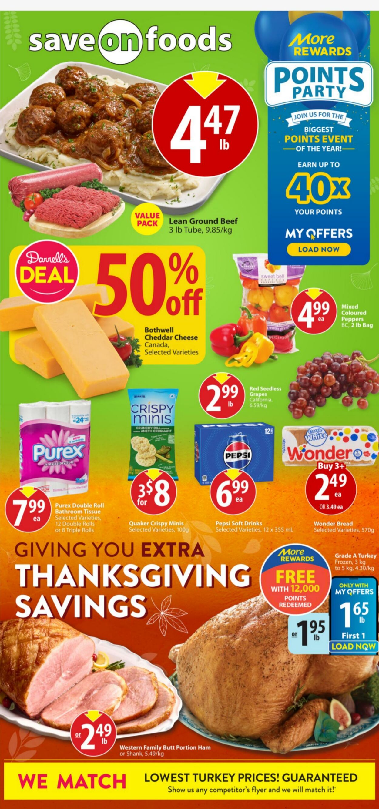 Save-On-Foods Promotional flyers