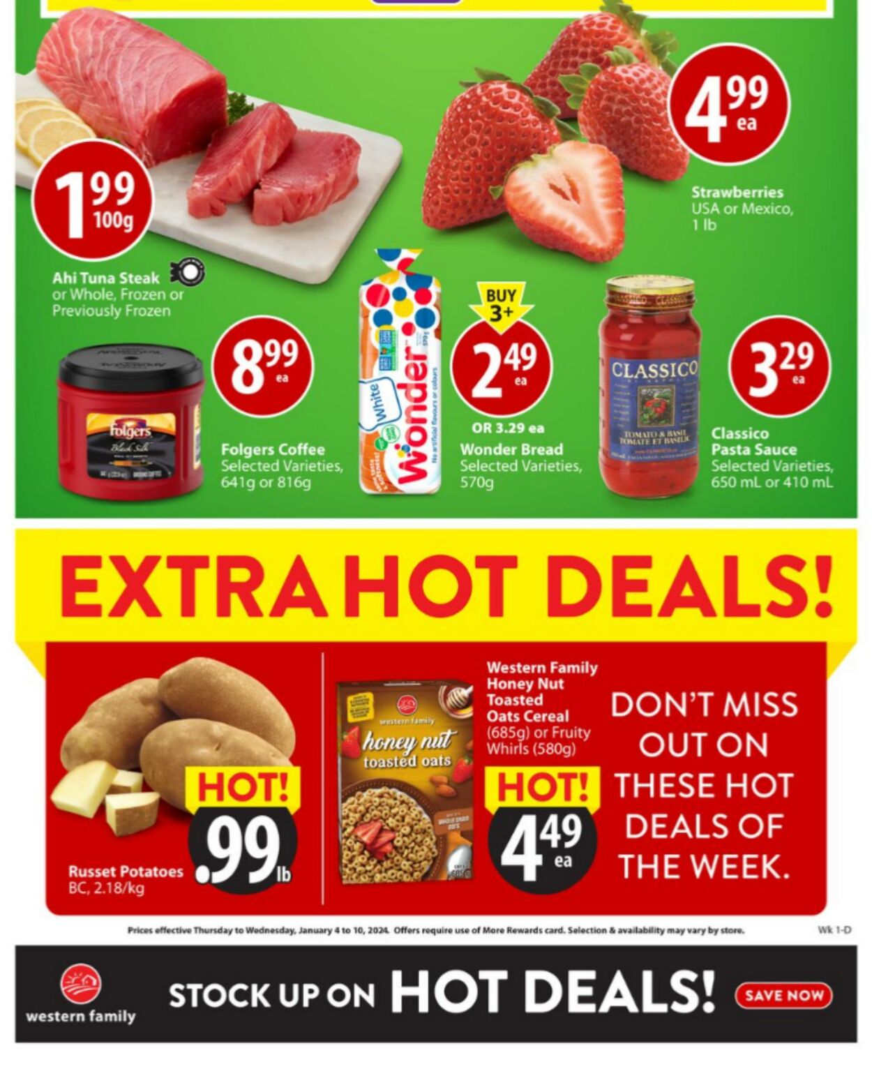 Flyer Save-On-Foods 04.01.2024 - 10.01.2024