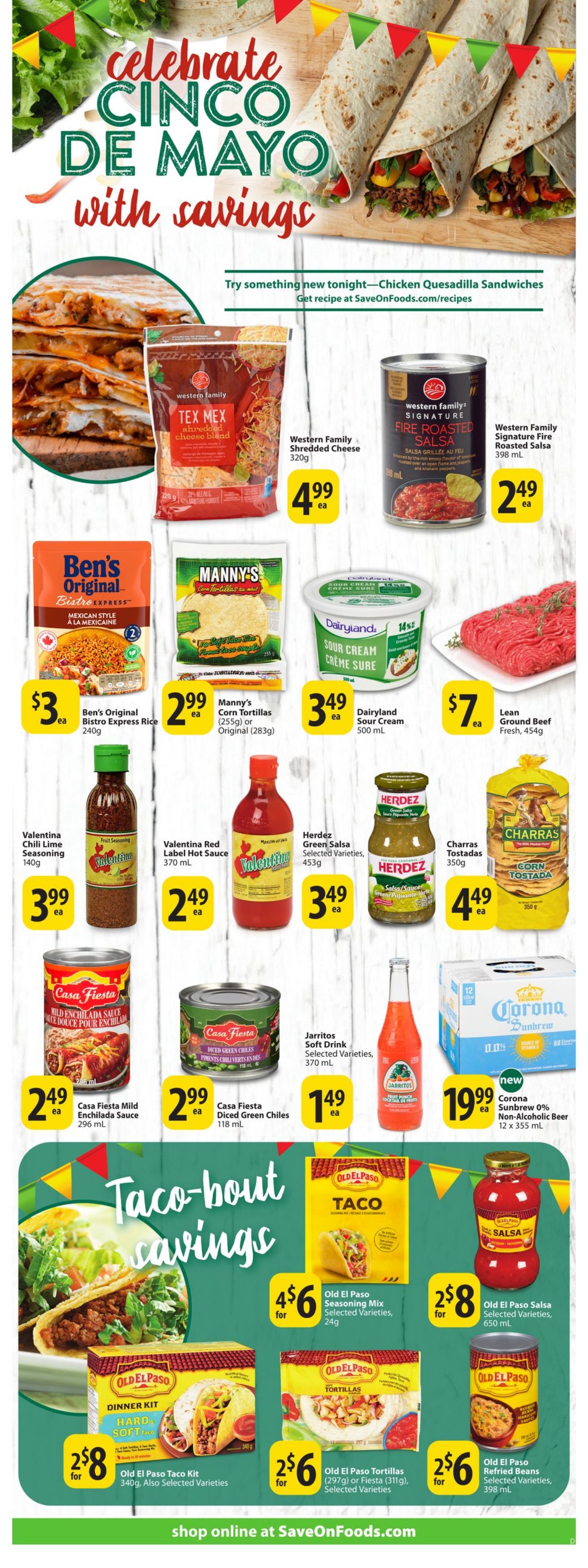 Flyer Save-On-Foods 04.05.2023 - 10.05.2023