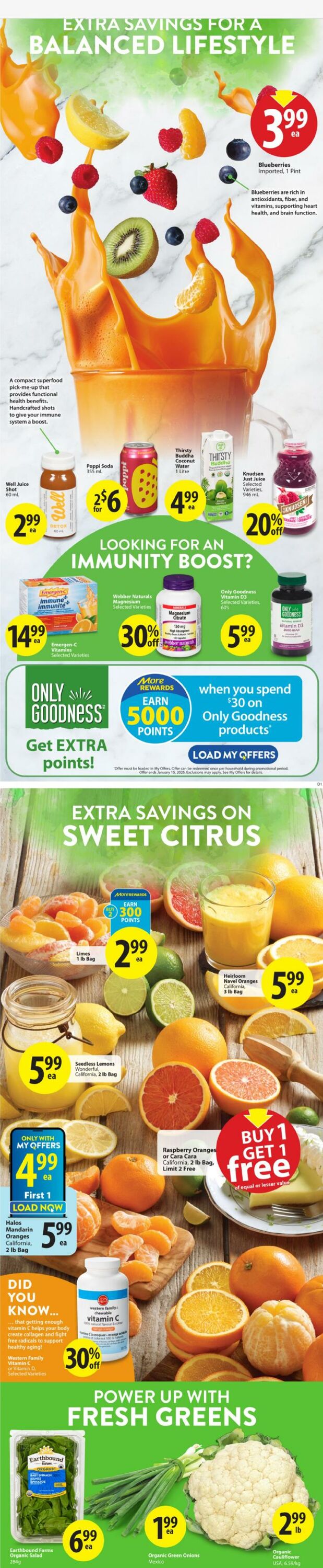 Flyer Save-On-Foods 09.01.2025 - 15.01.2025