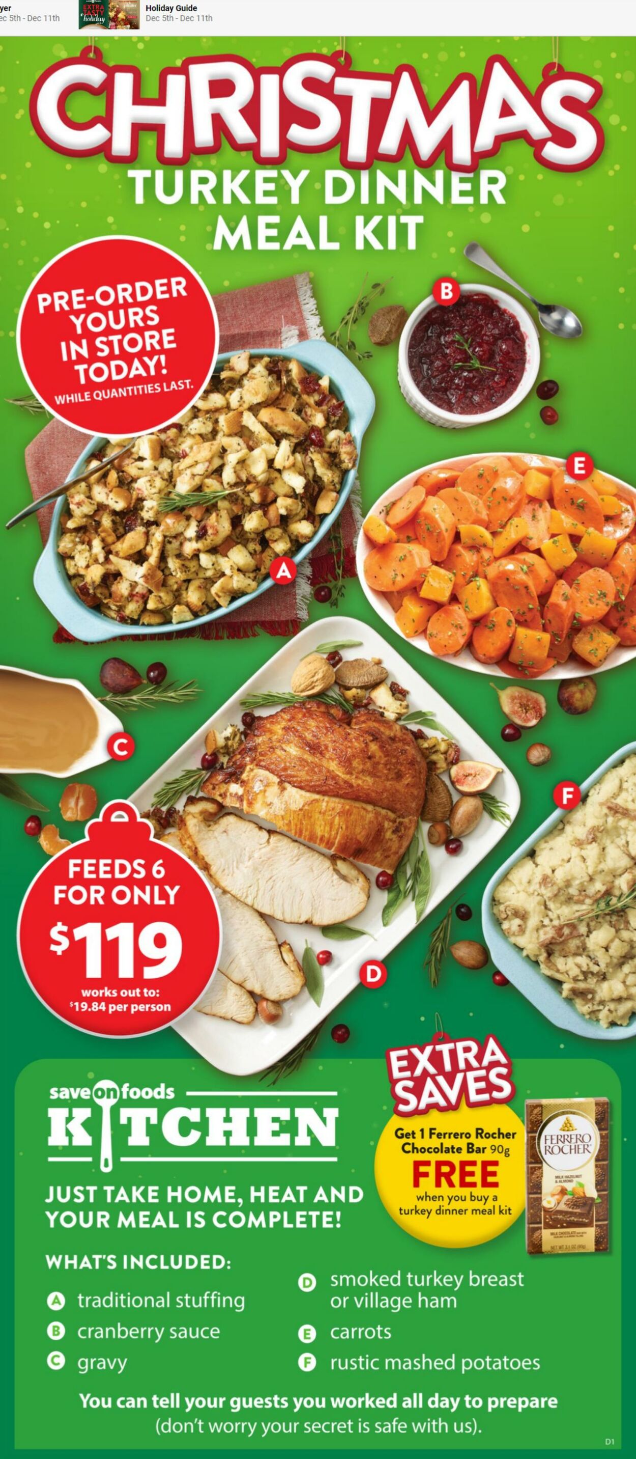 Flyer Save-On-Foods 11.12.2024 - 18.12.2024