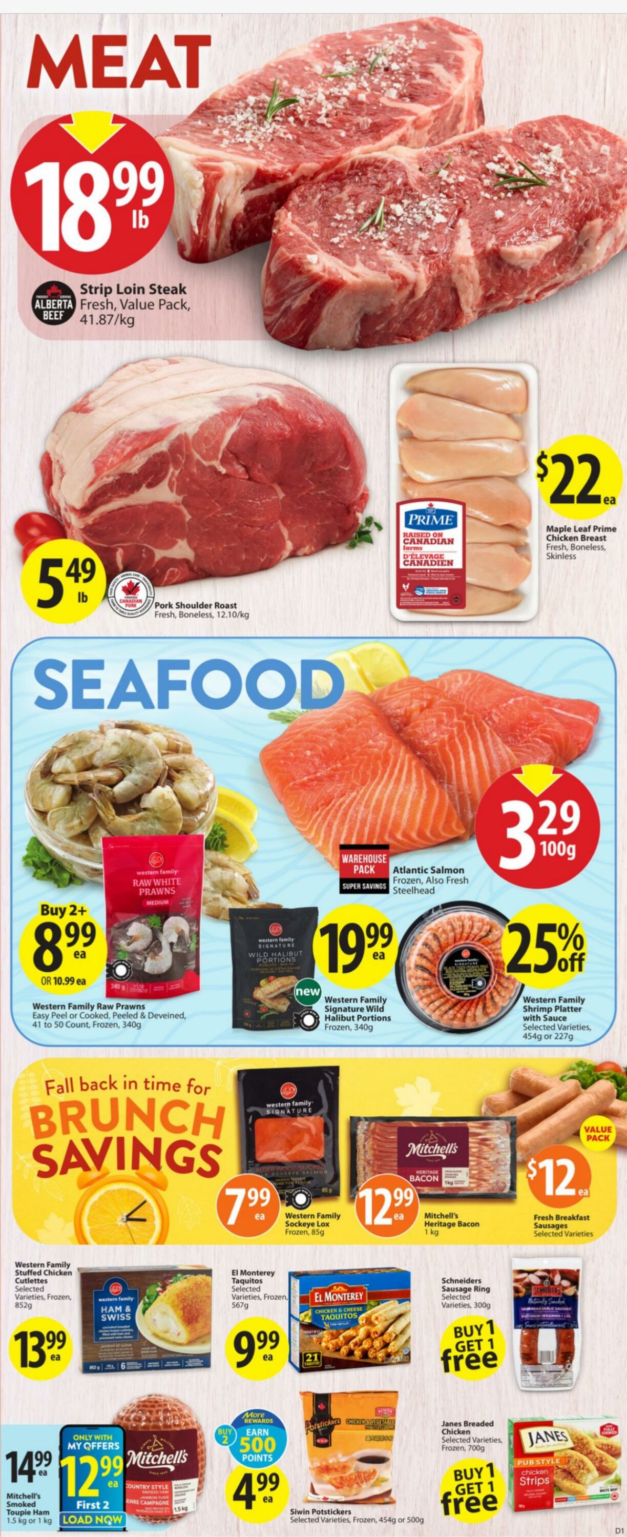 Flyer Save-On-Foods 31.10.2024 - 06.11.2024