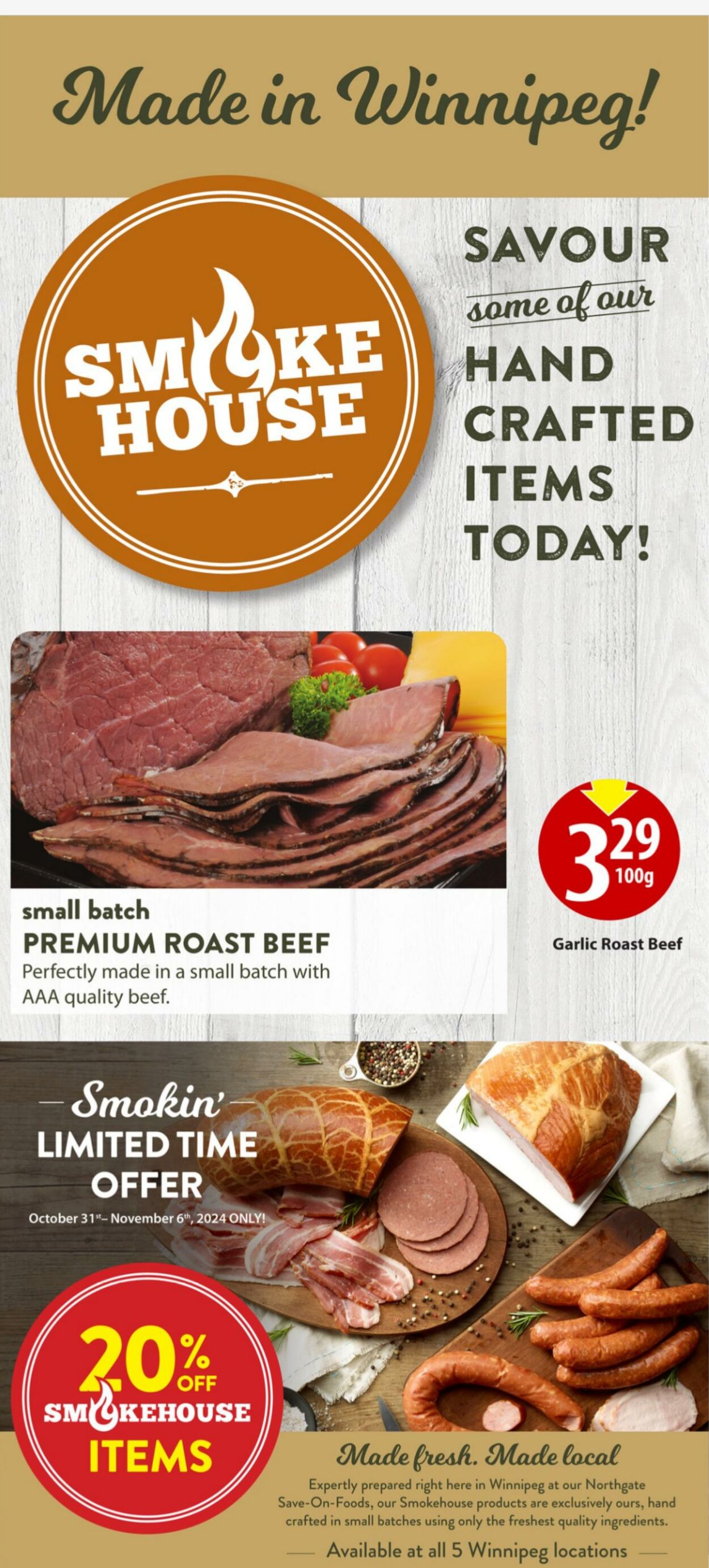 Flyer Save-On-Foods 31.10.2024 - 06.11.2024