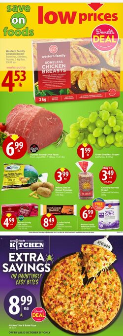 Flyer Save-On-Foods 31.10.2024 - 06.11.2024