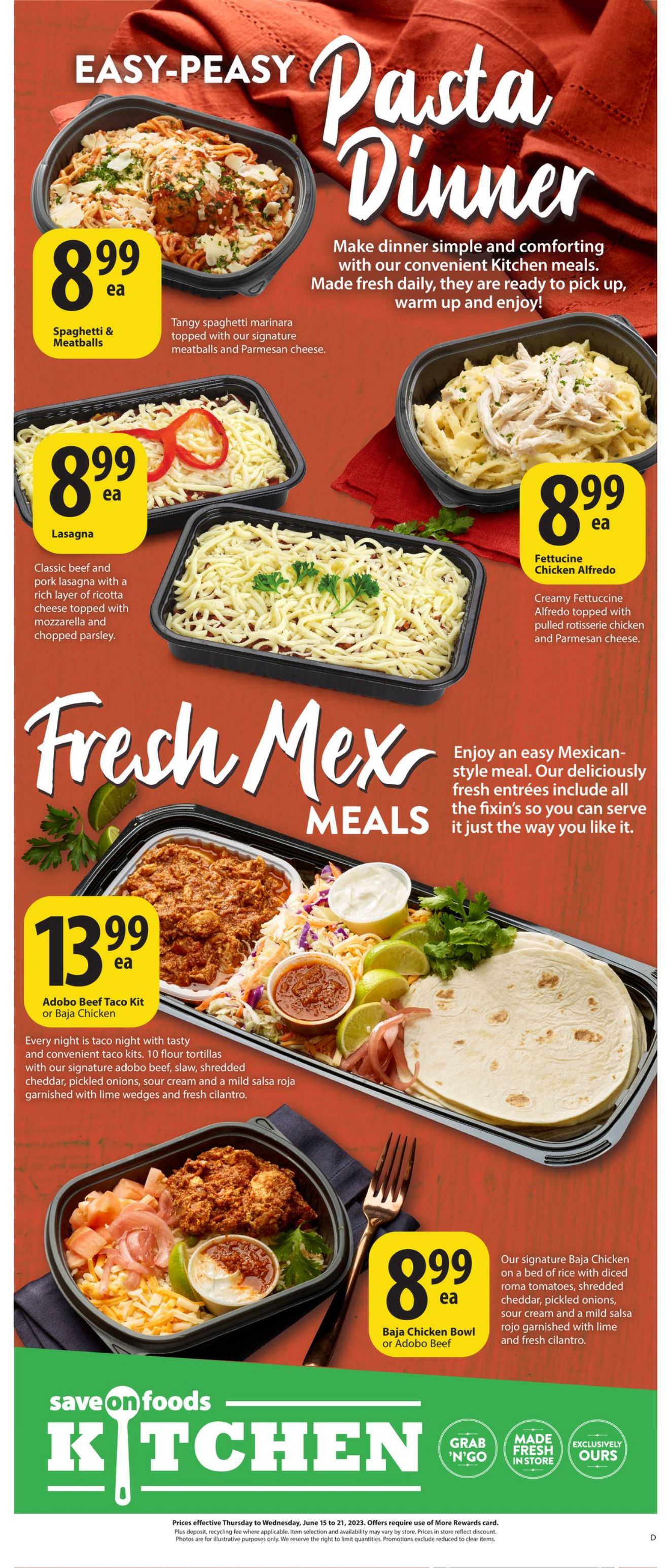 Flyer Save-On-Foods 15.06.2023 - 21.06.2023