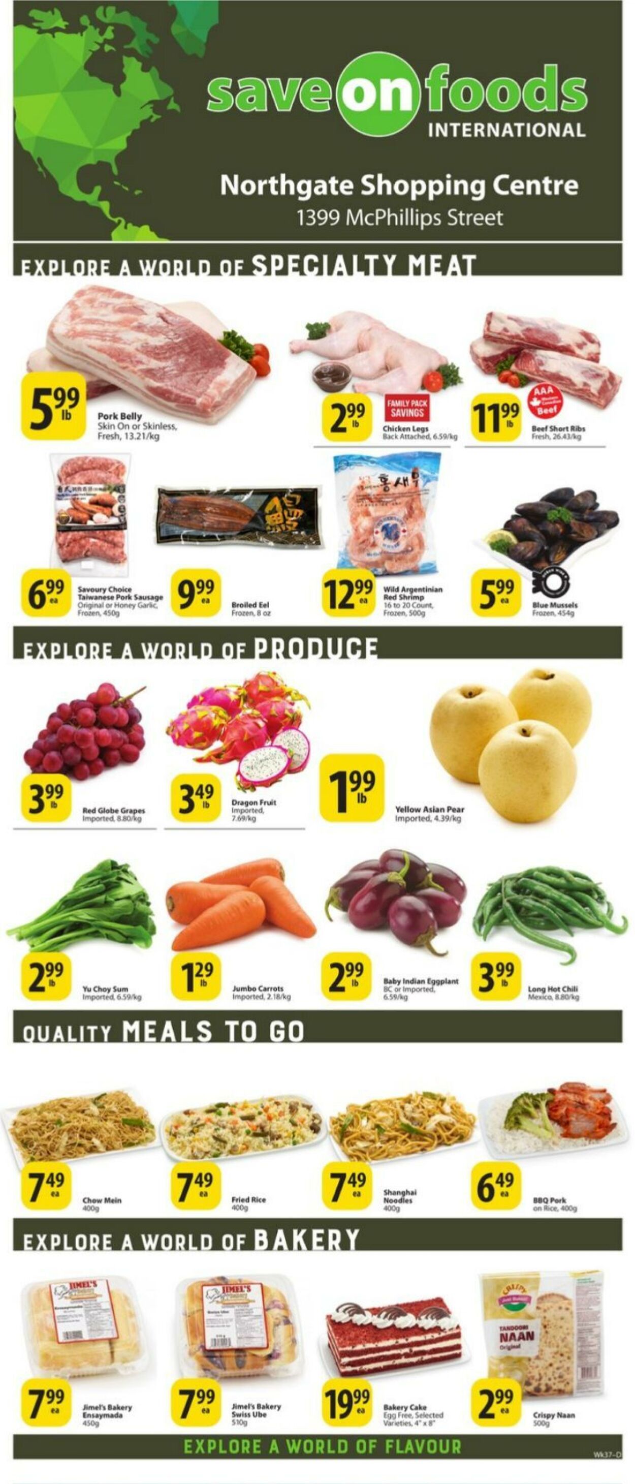 Flyer Save-On-Foods 14.09.2023 - 20.09.2023