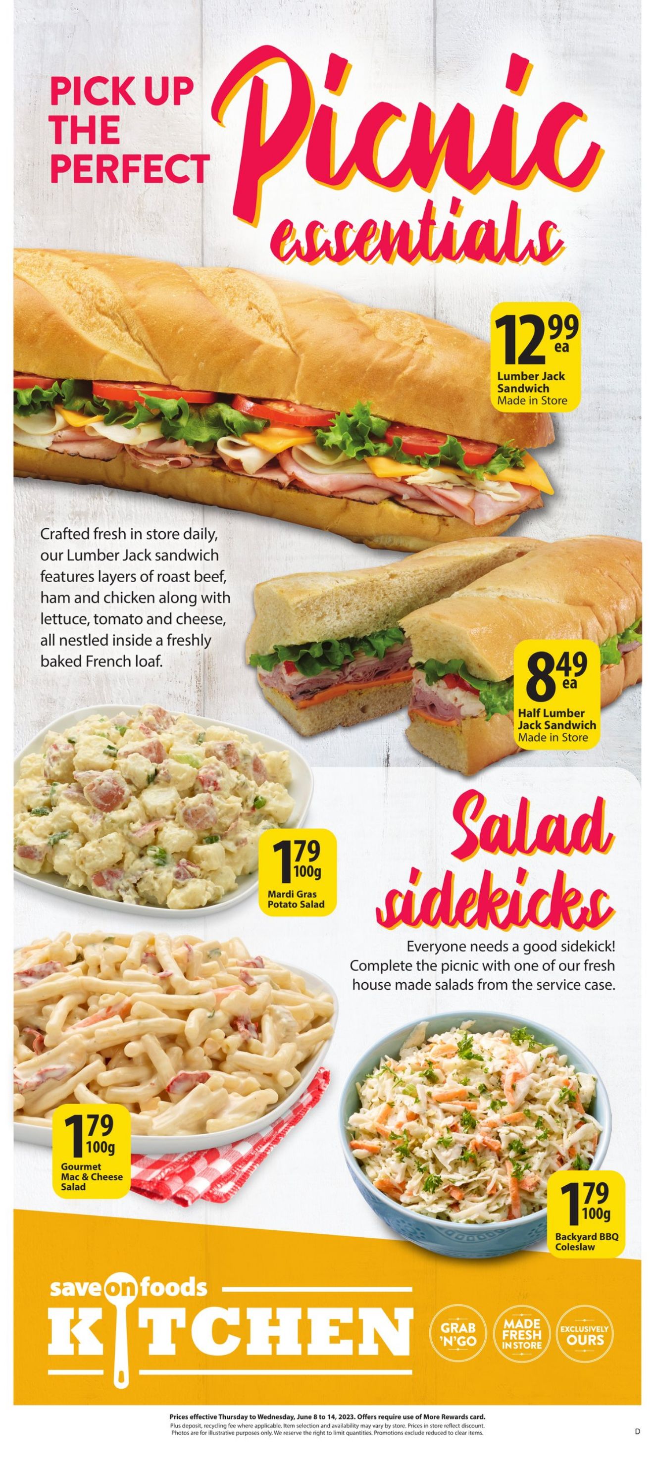 Flyer Save-On-Foods 08.06.2023 - 14.06.2023