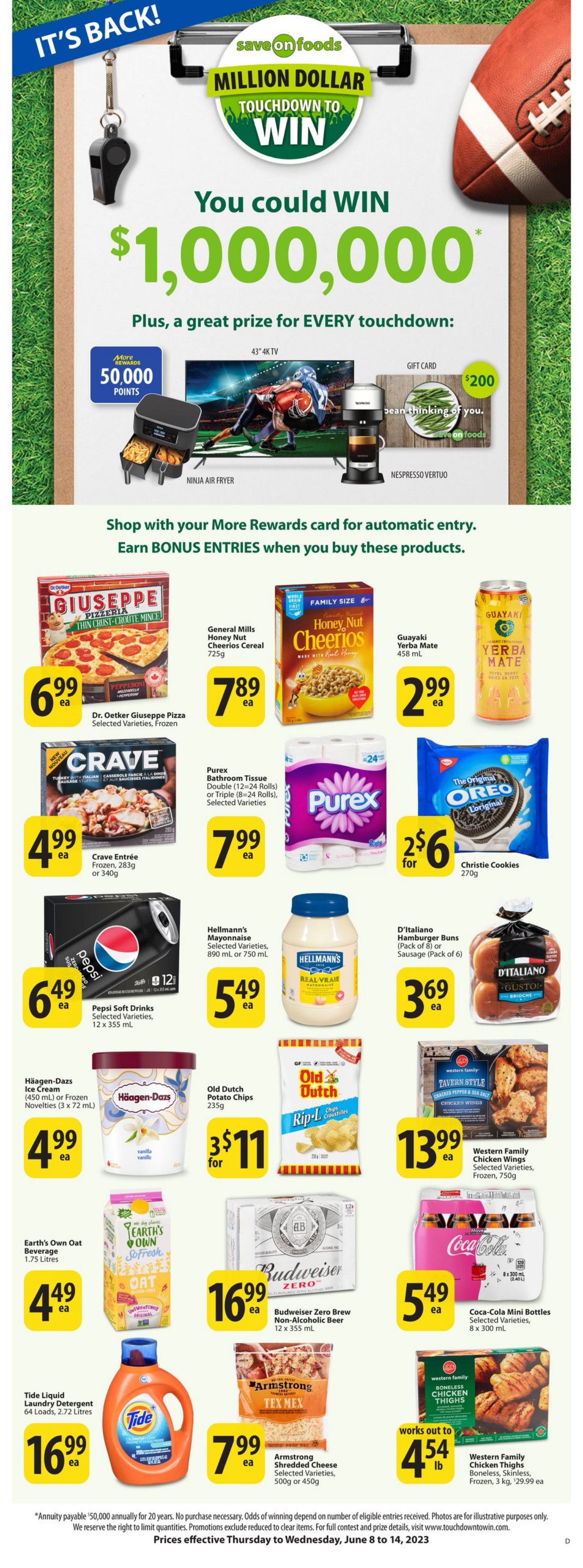 Flyer Save-On-Foods 08.06.2023 - 14.06.2023